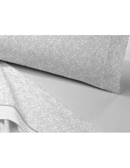 Juego Sábanas Coralina Jansen gris| Juego Sábanas invierno | Revitex