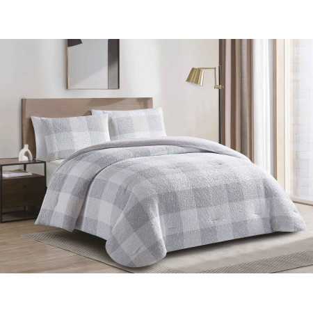 Edredón Jacquard y borreguito Salzburgo | Edredón invierno