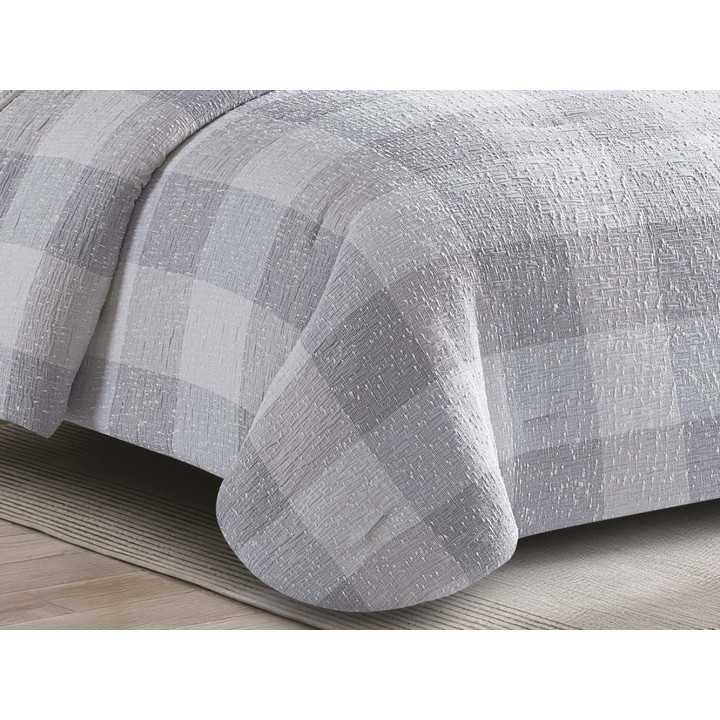 Edredão de pele de carneiro e jacquard Salzburg | Edredão de inverno