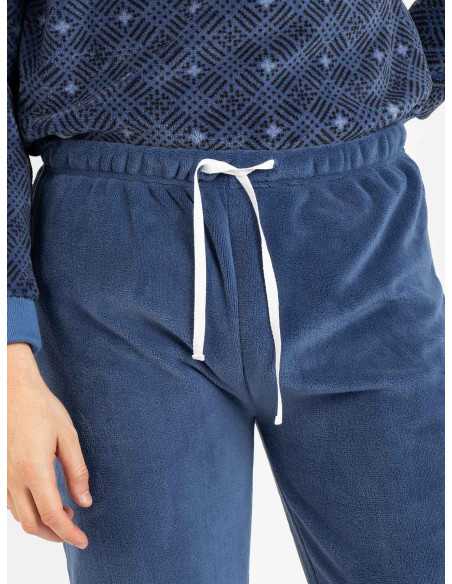 Pijama hombre muflon Vidar | Pijama invierno suave y cálido