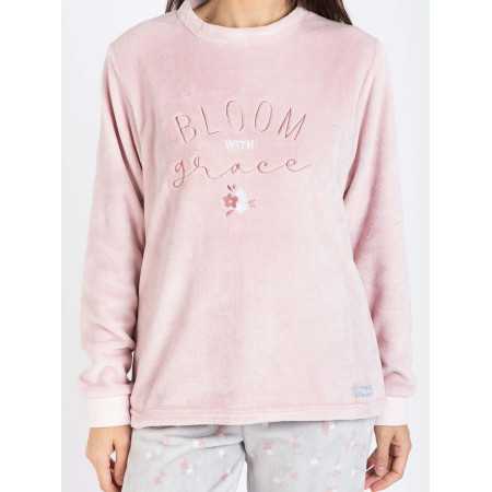 Pijama coralina para mulher Tyra | Pijama de inverno macio e quente 2