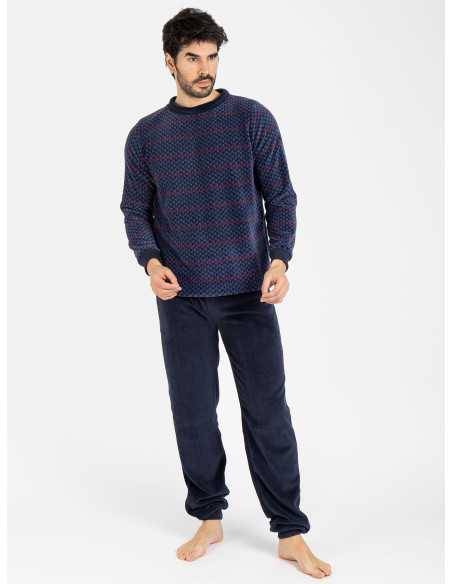 Pijama hombre muflon Sten | Pijama invierno suave y cálido