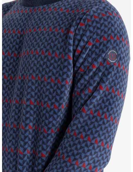 Pijama de muflão para homem Sten | Pijama de inverno macio e quente