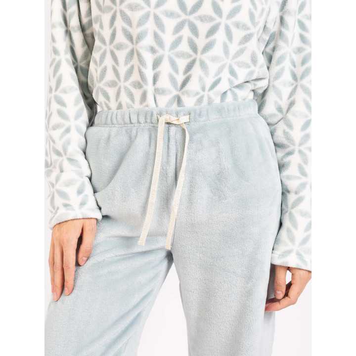 Pijama mujer coralina Inga | Pijama invierno suave y cálido