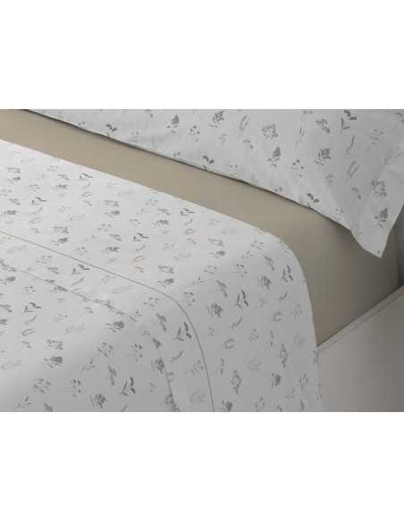 Jogo de lençóis Anya bege | Lençóis fáceis de engomar | Revitex