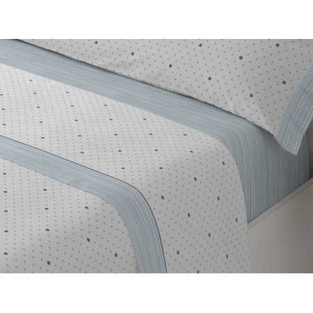 Jogo de lençóis Raisa azul| Lençóis fáceis de engomar | Revitex 2