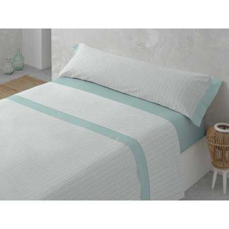 Juego Sábanas Vera verde| Sábanas planchado fácil | Revitex