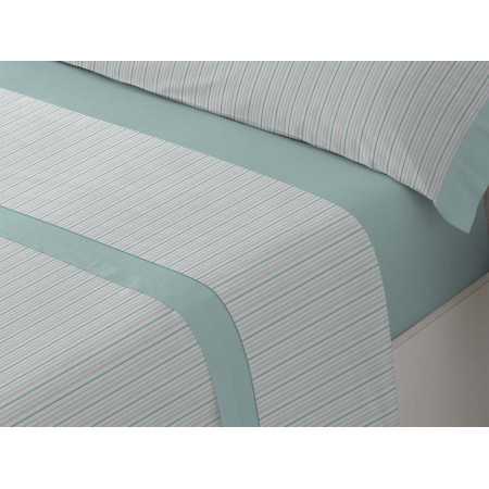 Jogo de lençóis Vera verde | Lençóis fáceis de engomar | Revitex 2