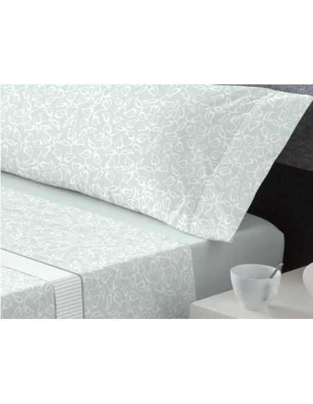 Juego Sábanas Coralina Jansen menta | Juego Sábanas invierno | Revitex