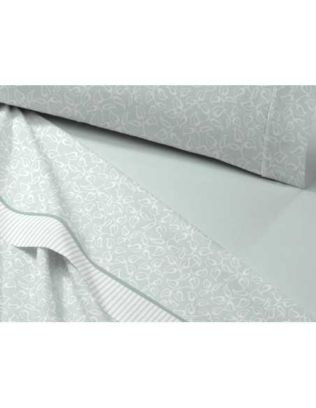 Juego Sábanas Coralina Jansen menta | Juego Sábanas invierno | Revitex