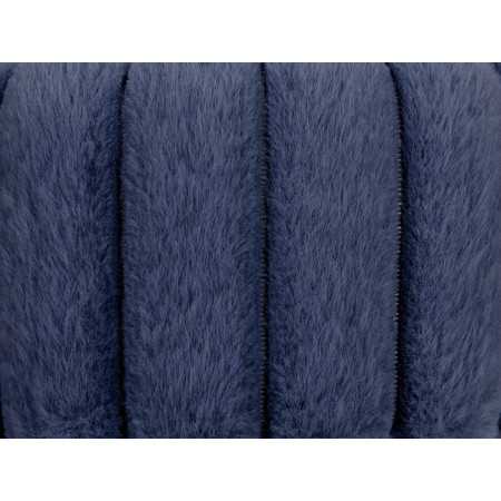 Manta Borreguito Esmeralda petroleo | Plaid decorativo sofá | Revitex 2