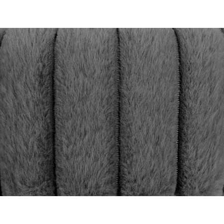 Manta Borreguito Esmeralda gris | Plaid decorativo sofá | Revitex 2