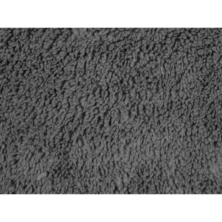 Manta Borrego Esmeralda cinza| Plaid decorativo sofá | Revitex