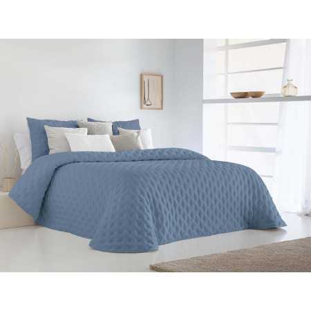 Edredón reversible Anisa azul | Edredon conforter invierno