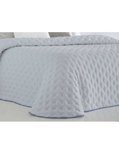 Edredón reversible Anisa azul | Edredon conforter invierno