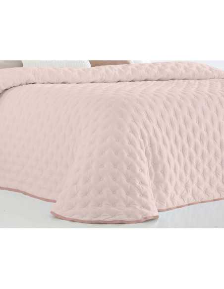 Edredón reversible Anisa rosa | Edredon conforter invierno