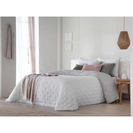 Edredón reversible Royal gris | Edredon conforter invierno