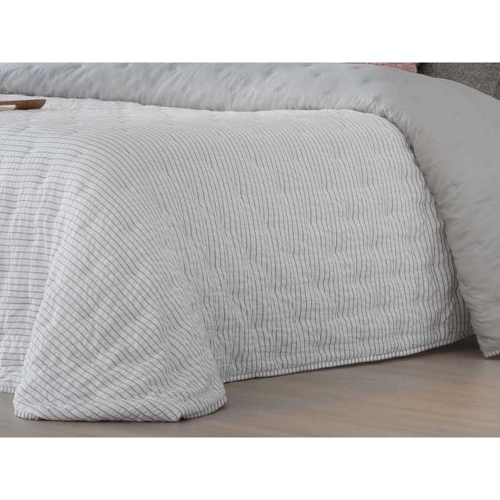 Edredón reversible Royal gris | Edredon conforter invierno