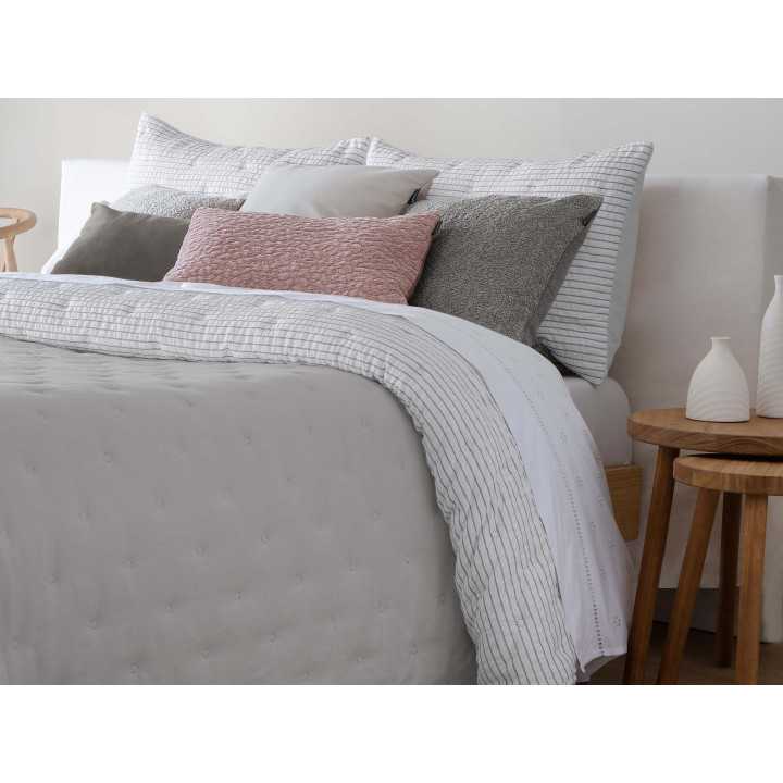 Edredón reversible Royal gris | Edredon conforter invierno