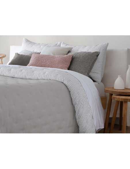 Edredão Reversível cinza Royal | Edredão de Inverno