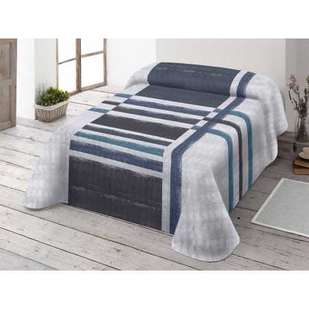 Cobertor de veludo azul Lanae | Cobertor de inverno com toque suave