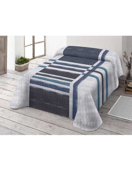 Cobertor de veludo azul Lanae | Cobertor de inverno com toque suave