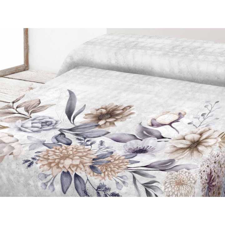 Manta terciopelo Cendra gris | Manta invierno tacto suave