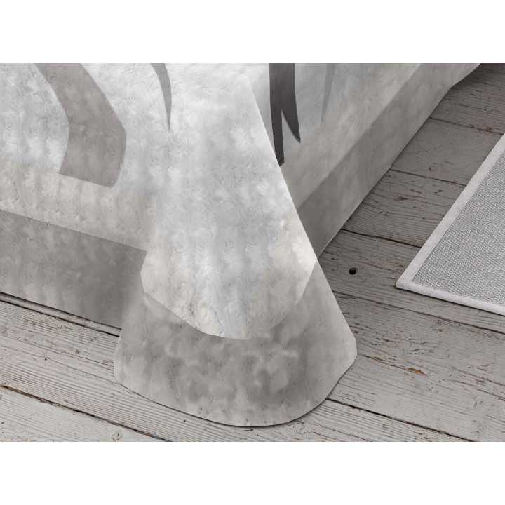 Manta terciopelo Velora gris | Manta invierno tacto suave