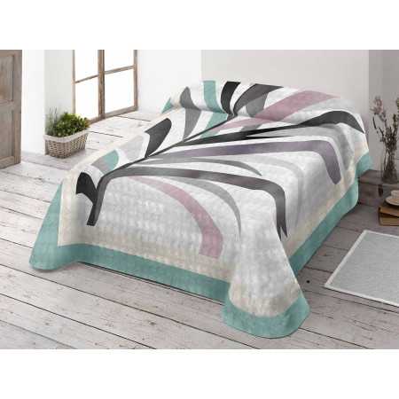 Cobertor de veludo verde Velora | Cobertor de inverno com toque suave