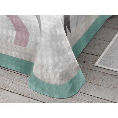 Manta terciopelo Velora verde | Manta invierno tacto suave 2