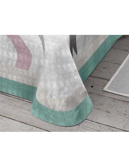 Manta terciopelo Velora verde | Manta invierno tacto suave