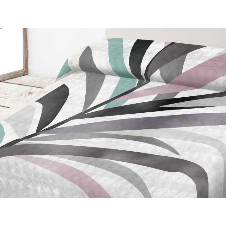 Cobertor de veludo verde Velora | Cobertor de inverno com toque suave