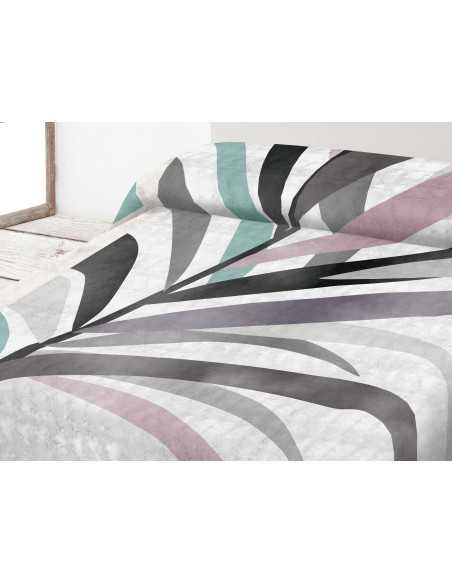 Cobertor de veludo verde Velora | Cobertor de inverno com toque suave