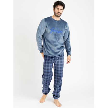 Pijama hombre Supersoft Viggo | Pijama invierno suave y cálido