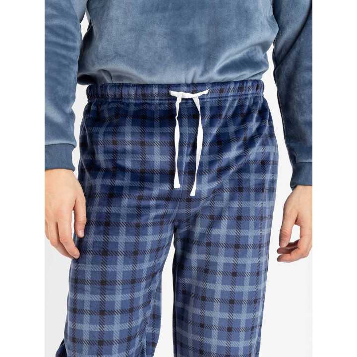 Pijama de Supersoft para homem Viggo | Pijama de inverno macio e quente
