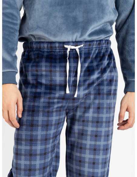 Pijama de Supersoft para homem Viggo | Pijama de inverno macio e quente