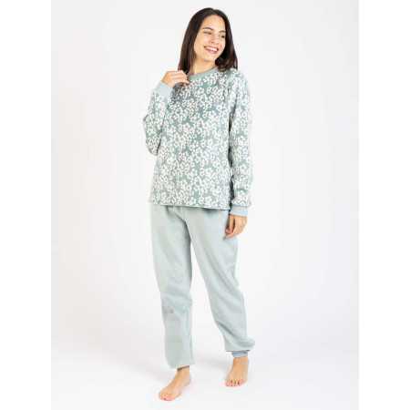 Pijama de Supersoft para mulher Alva | Pijama de inverno macio e quente