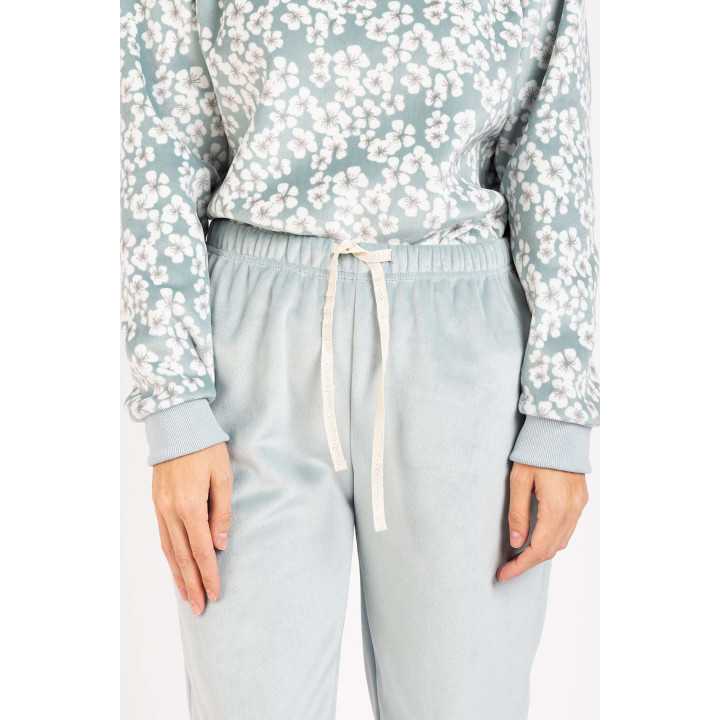 Pijama de Supersoft para mulher Alva | Pijama de inverno macio e quente