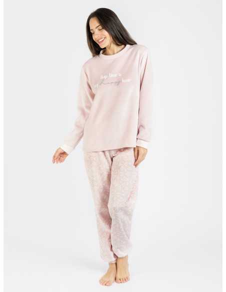 Pijama de Supersoft para mulher Runa | Pijama de inverno macio e quente