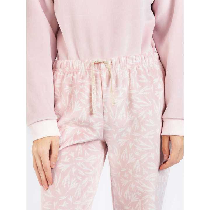 Pijama de Supersoft para mulher Runa | Pijama de inverno macio e quente