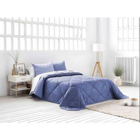Relleno nórdico reversible Vinci azul | Relleno nórdico invierno