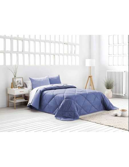 Relleno nórdico reversible Vinci azul | Relleno nórdico invierno