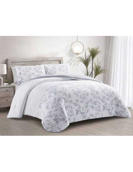 Edredón sedalina y borreguito Brenda | Edredón cálido y sedoso