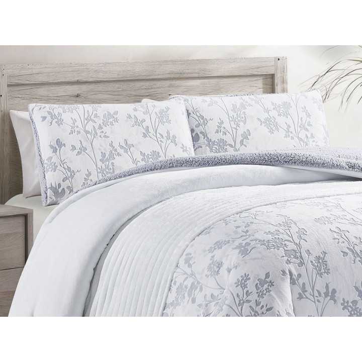 Edredón sedalina y borreguito Brenda | Edredón cálido y sedoso