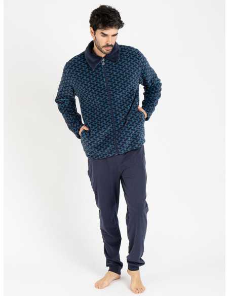 Bata hombre muflon Torben | Pijama invierno suave y cálido