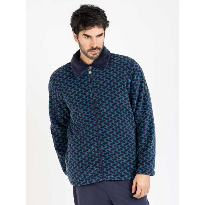 Bata hombre muflon Torben | Pijama invierno suave y cálido