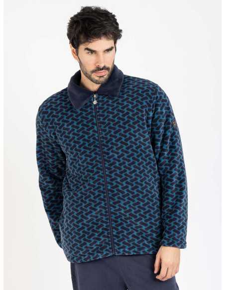 Bata hombre muflon Torben | Pijama invierno suave y cálido