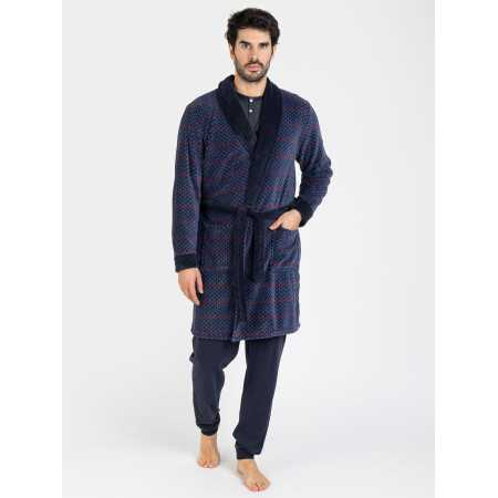 Robe de muflão para homem Ulfar | Robe inverno macio e quente