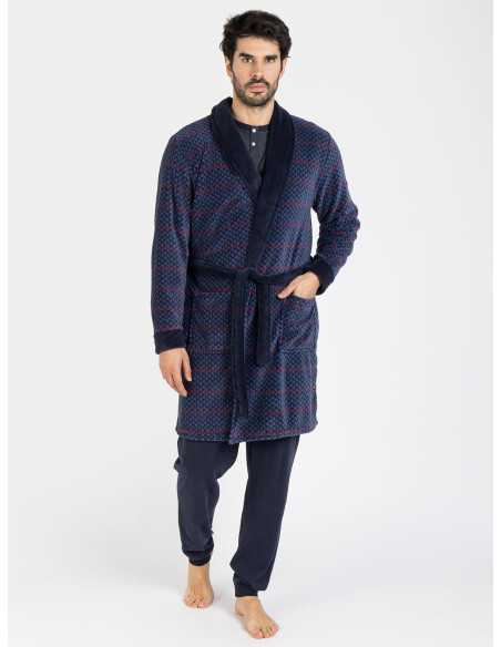 Bata hombre muflon Ulfar | Pijama invierno suave y cálido