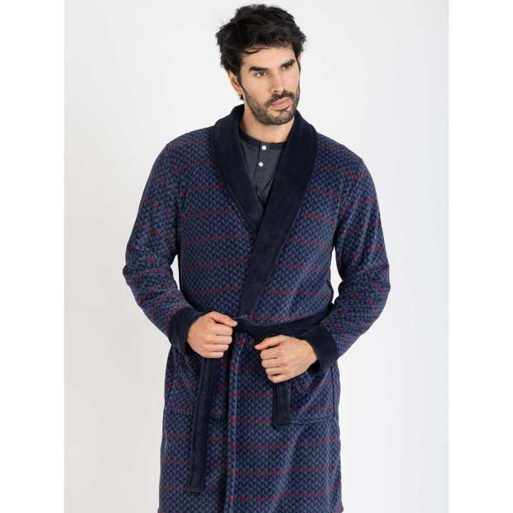 Bata hombre muflon Ulfar | Pijama invierno suave y cálido